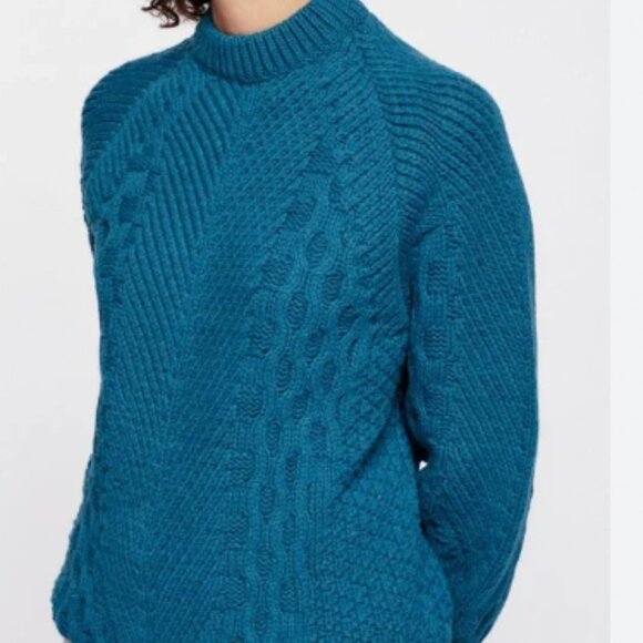 KOTN Kilimanjaro Cable Knit Extra Fine Lambswool Portugal Sweater - Picture 4 of 14